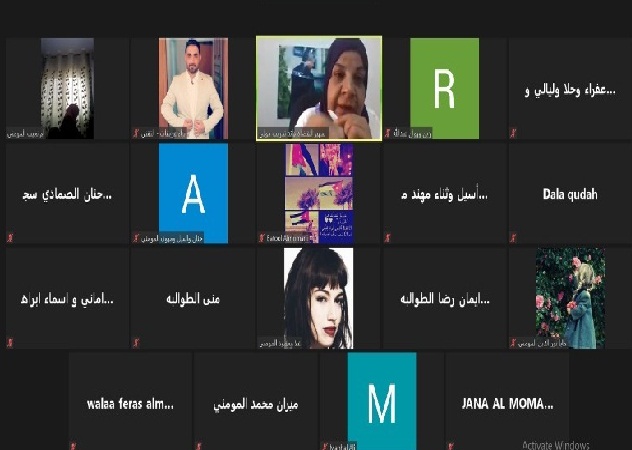 اختتام فعاليات 4 معسكرات رقمية عبر منصة زووم في عجلون